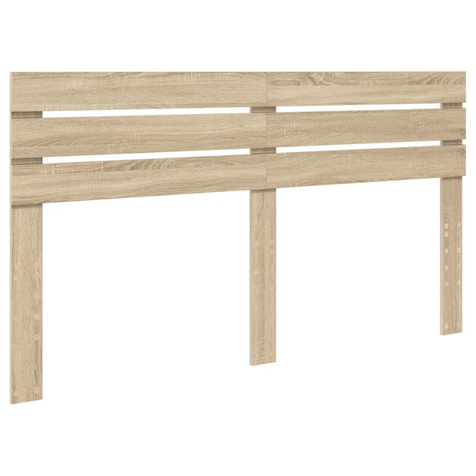 vidaXL Hoofdbord Sonoma Eiken Bewerkt hout