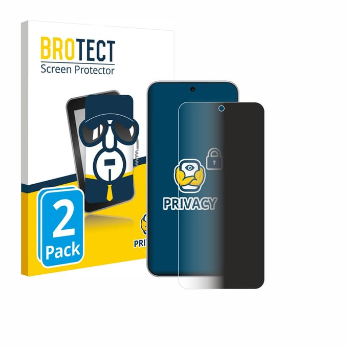 BROTECT - privacy screenprotector voor Oppo A6 Pro 4G - Folie Beschermfolie Blauwlichtfilter 2 Stuks