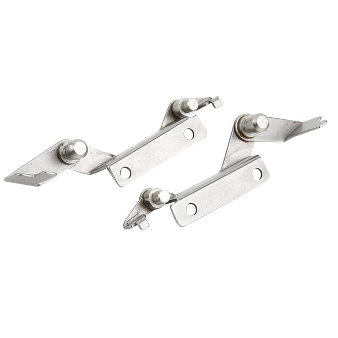 1 Paar Breimachine Middenlijn Nok Metaal Accessoires voor Silver Reed SK155 white