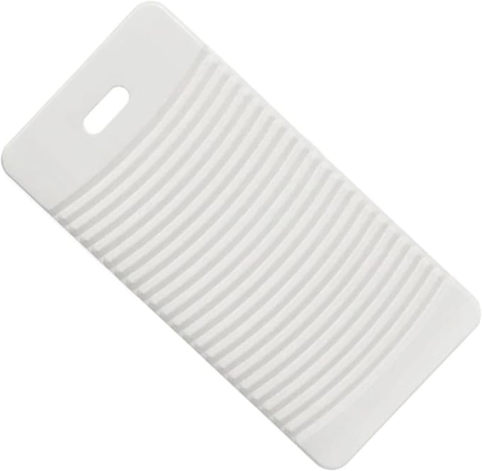 Wasbord Kleding - Handwas Plank - Kleding Wassen - Verdikt Antislip Ontwerp - 29.7 cm - Wit