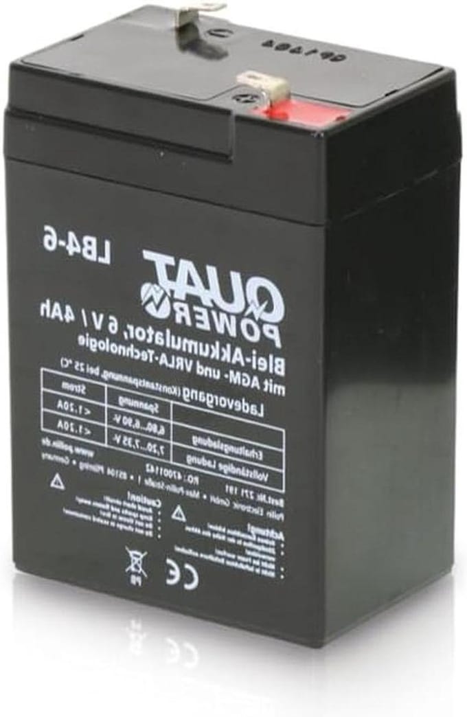 Accu - 6V Batterij - Apparaten Voeden - AGM Technologie - 8x11x5 mm