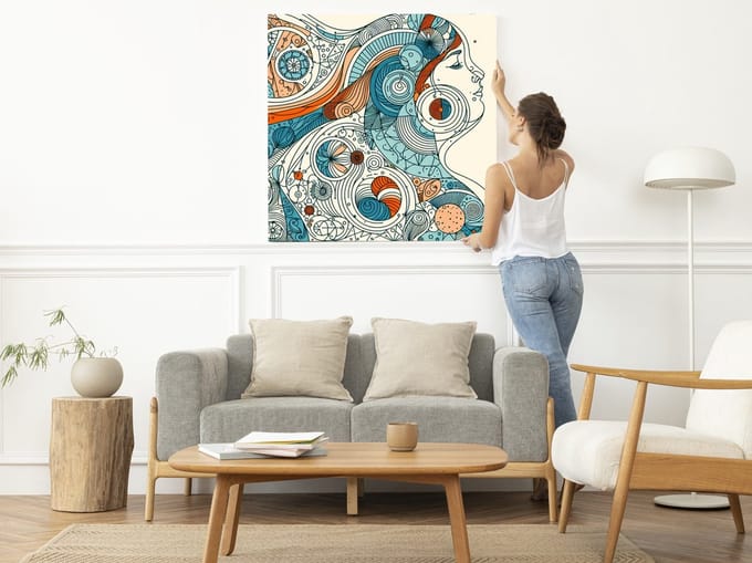 Kunstprint | Wanddecoratie | Dibond | 50 × 50 cm