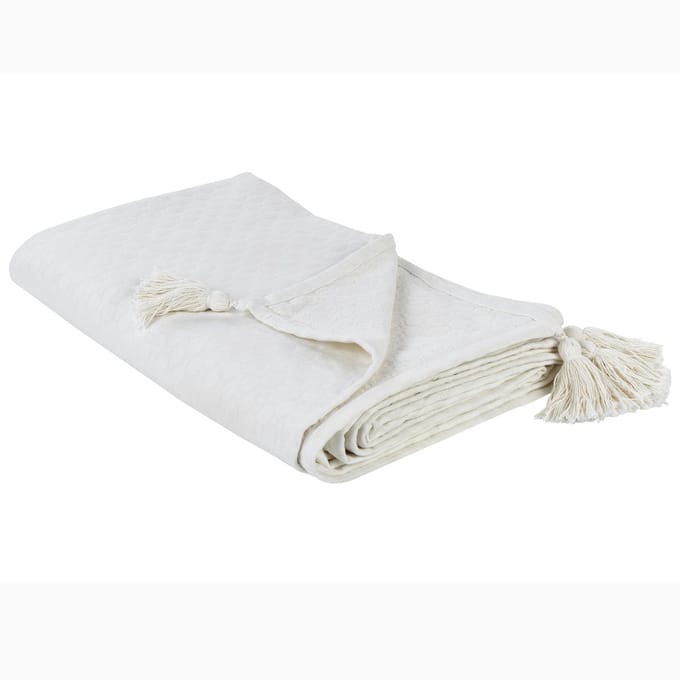 LINDULA - Sprei - Gebroken wit - 150 x 200 cm - Katoen