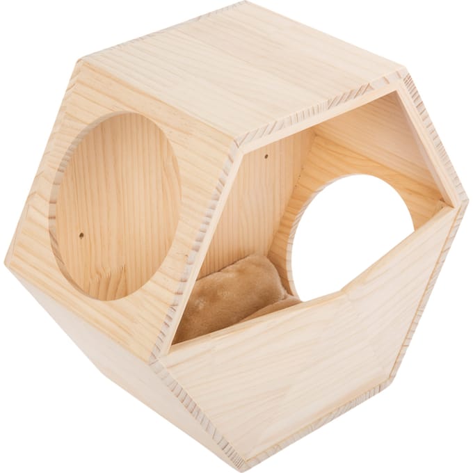 L 49 x B 30 x H 42,5 cm - Kattenhol Lulu Wandmontage