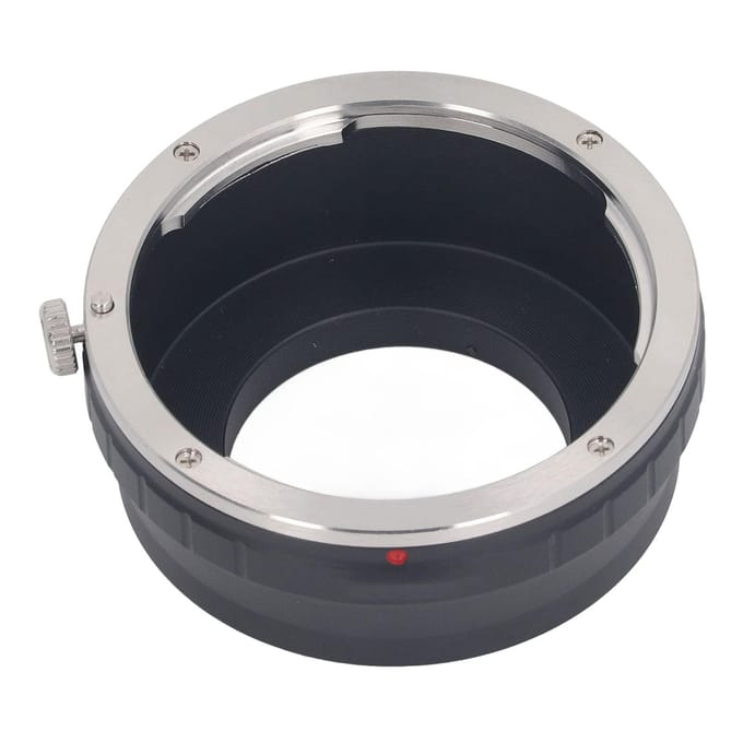 Lensvattingadapter voor EF-vatting lens naar voor M43-vatting camera's Met lensachterdeksel voor Lumix voor black