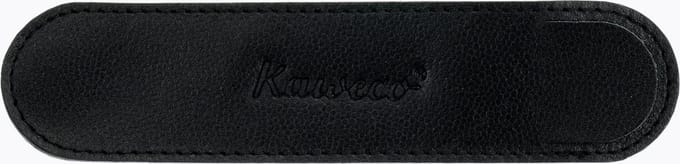 Kaweco - Leather pouch ECO Long - Black - with print - 1 pen