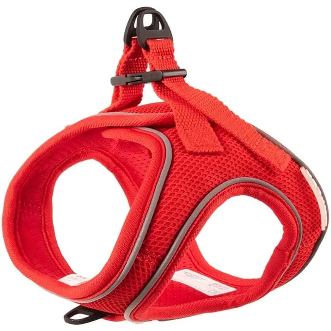 Duvo+ Ultimate Fit Kleine Hond Harnas Rood S - 40-45CM