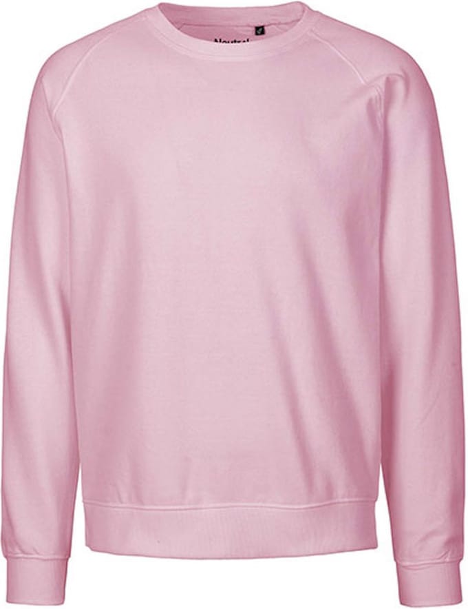Neutral - Unisex Sweatshirt - Light Pink - 100% Biologisch Katoen maat M