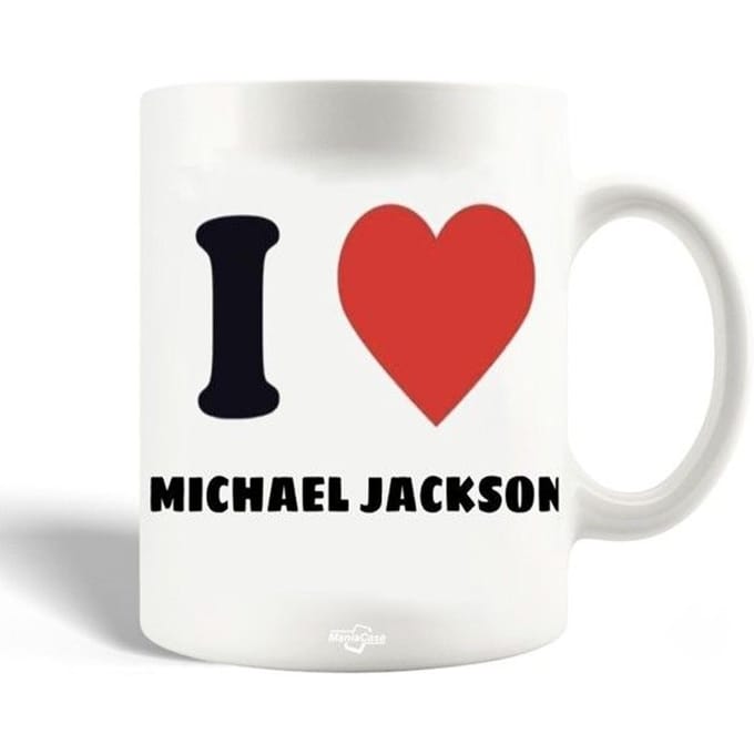 Mug en Céramique I love Michael jackson noir