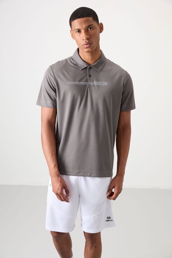 Heren Polokraag Knop T-shirt