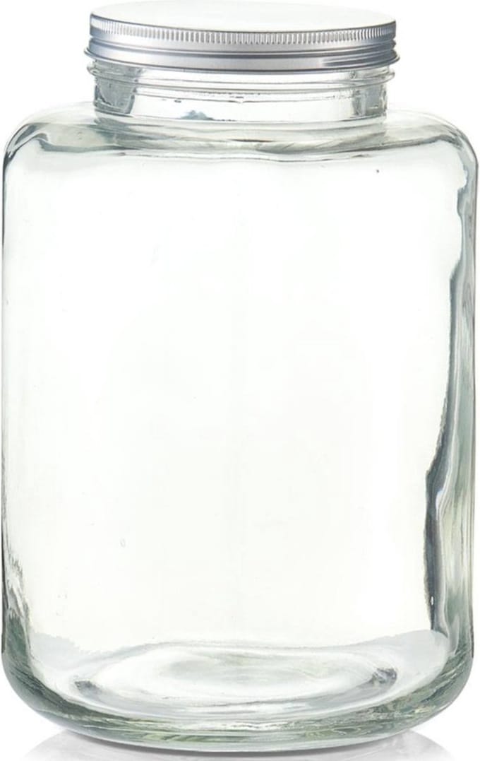 Zeller Koekjespot - 7 liter - glas - 20 x 30 cm - voorraadpot