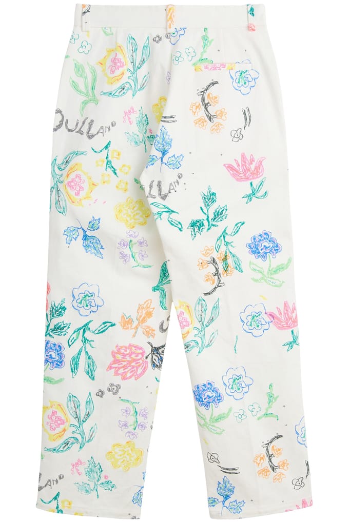 Soulland Ula Pants White Aop Taglia: XS/S | Pantaloni da completo Outlet | Unisex | Bianco