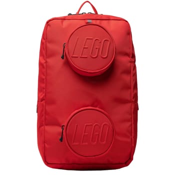 LEGO Schoolrugzak 18L 1x2 Brick - Rood