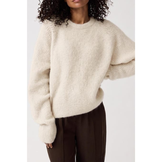 Alchemist Sesame Pullover Wool White Maat: XS | Sweaters Outlet | Dames | Wit