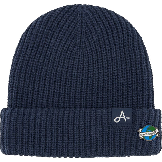 A-DAM Unisex Beanie Navy Mother Earth Black Iris Größe: OS | Hüte Outlet | Unisex | Blau