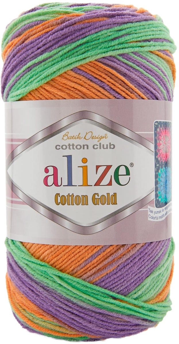 Alize Cotton Gold Batik 8098 Pakket 5 x 100 Gram