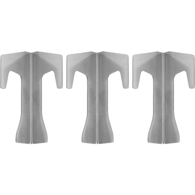 3 Stuks Barbecue Vuurplaat Afstandhouder RVS BBQ Pan Pakkinghouder Grillmat Ondersteuningsstandaard gray