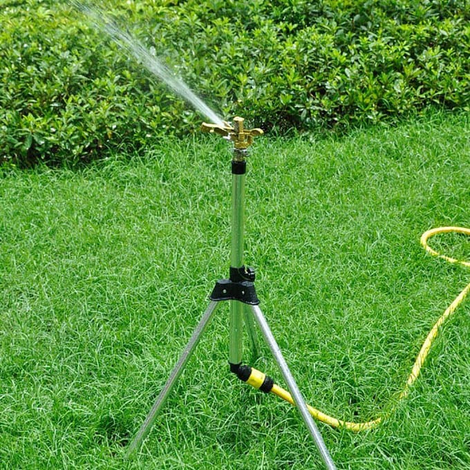 G1 2  Verstelbare Statiefhouder voor Tuinbewatering Irrigatie Sproeier gray