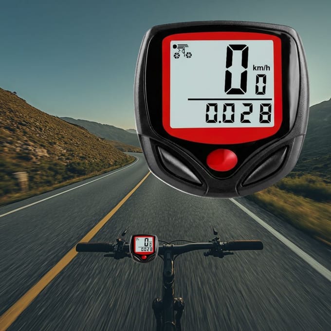 MRKK® Kilometerteller Fiets - Snelheidsmeter - Fietscomputer Draadloos