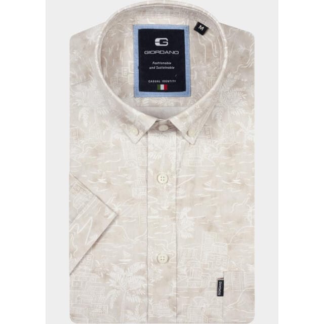 Giordano Overhemd korte mouw heren alfa short sleeve button down 616044/80