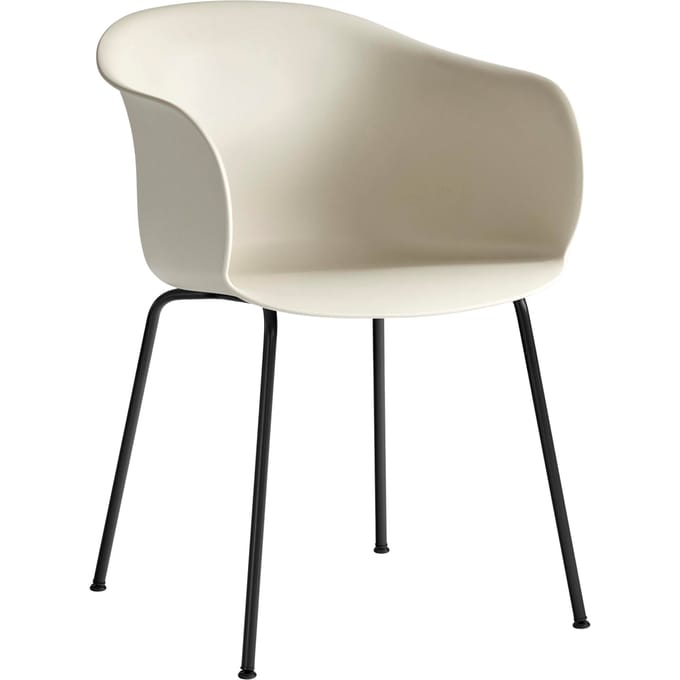 &Tradition - Elefy JH28 Stoel - black - beige