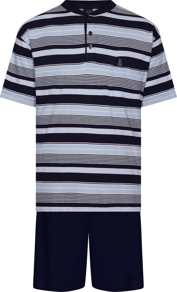 Robson Heren Shortama - Classic Stripes - Katoen - Maat 50