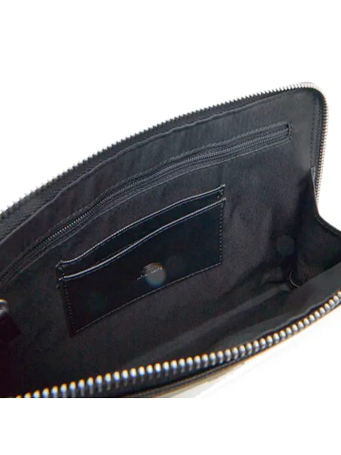 GUESS koppeling Milano Clutch Black zwart