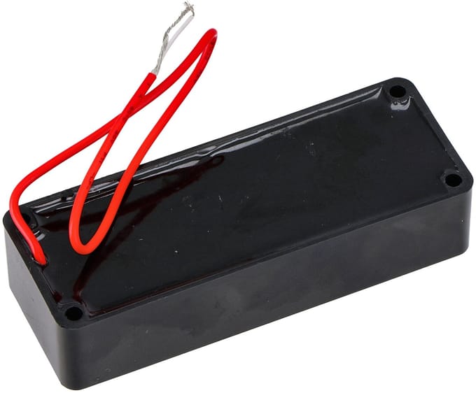 Basgitaar soapbar brugelement - Fazley 10595 - Zwart