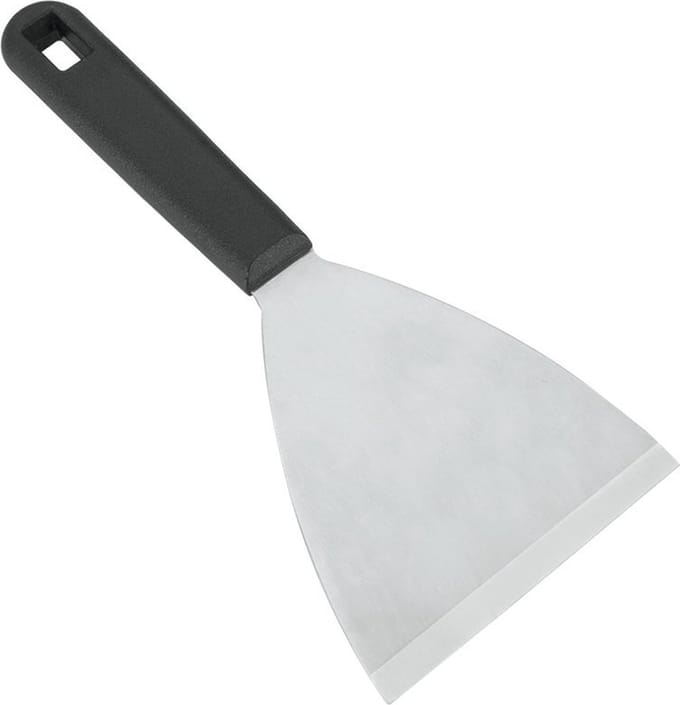 Metaltex - Plancha Barbecue Spatel 23,8x10 cm Zwart - RVS