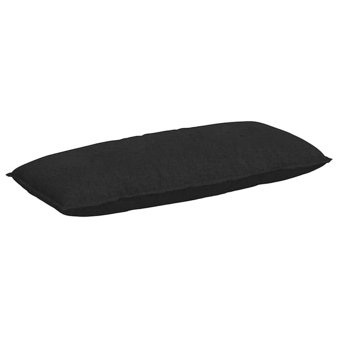 vidaXL - Rugkussen - Zwart - 200 - x - 19 - x - 50 - cm - Stof