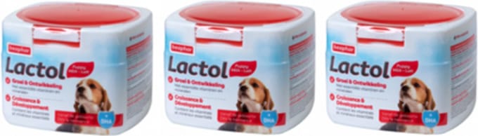3x Beaphar Lactol Puppy Milk - Moedermelkvervanger - 250g