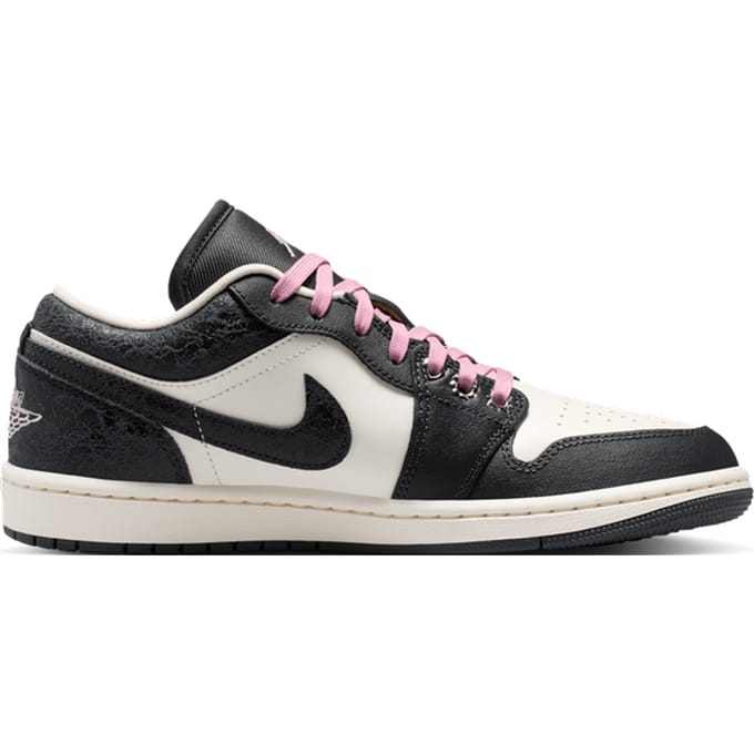 Jordan AJ1 Low Sneakers Dames - Zwart - Maat 43 - Mesh/Synthetisch