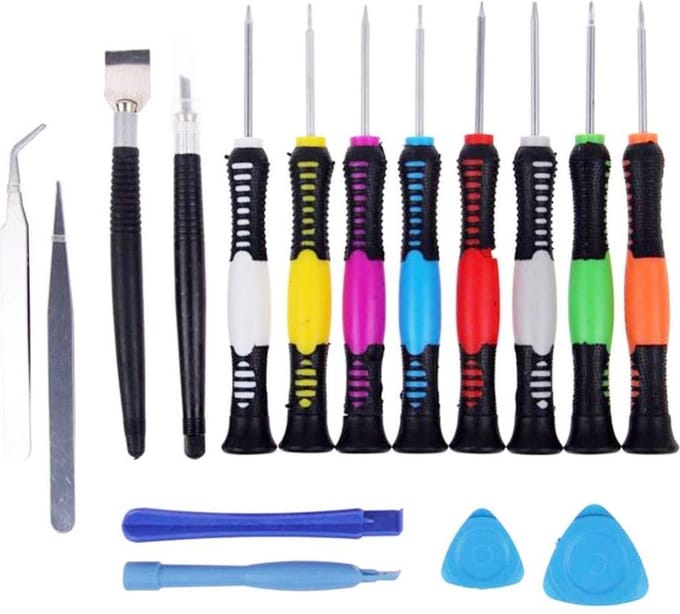 Reparatieset 16-delig Geschikt voor Smartphones/Tablets – Premium – Mixed