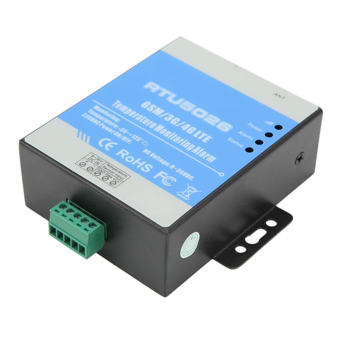 Temperatuuralarm 12VDC GSM 3G 4G RTU Metaal voor Zonne-energiecentrale Meteorologisch Observatorium blue