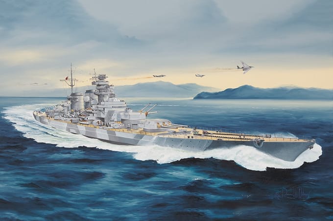 Trumpeter Modelbouwpakket Schepen - 05371 DKM H Class Battleship Plastic - 1:350 - Modelbouw