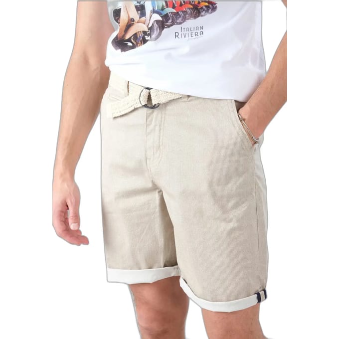 DEELUXE Normale short met riemCOXIE Beige