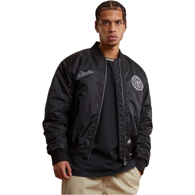 Starter Black Label - Patch Bomber jacket - S - Zwart