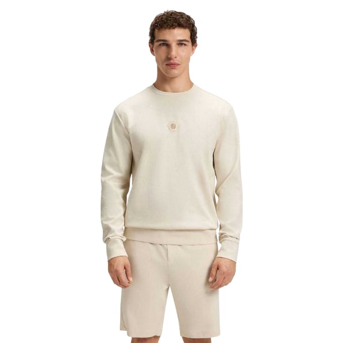 Boss Heren-sweatshirt CN Future van katoenmix (Wit)