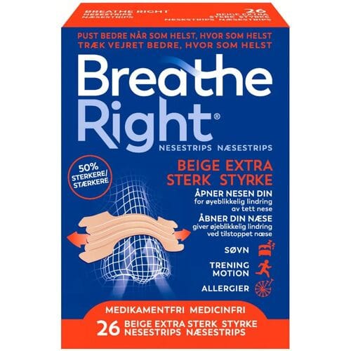 Breathe Right Nasal Strips Extra Strength 26 st