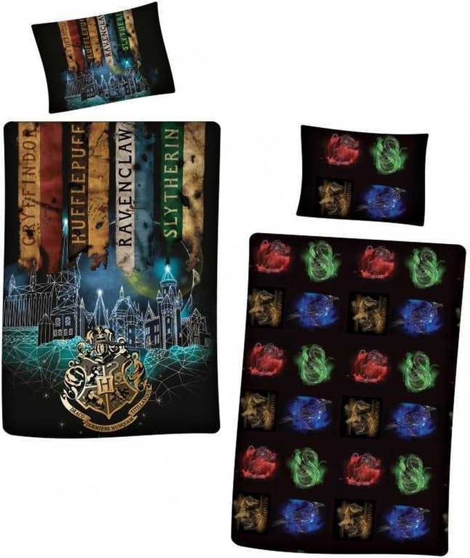 Harry Potter - Dekbedovertrek - 140x200Cm - Eenpersoons - Polyester