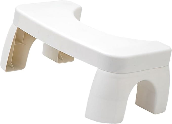 Toiletkruk - Hulpmiddel - Verbeterde houding - Antislip treden - 40x26x12 cm - Zwart