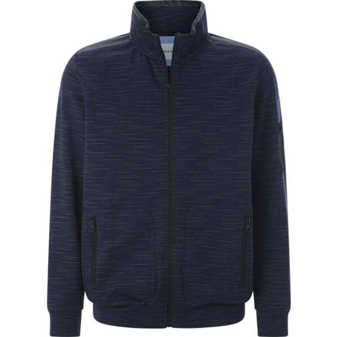 Babista herren Sweatvest - 44/46 - donkerblauw - Plus Size