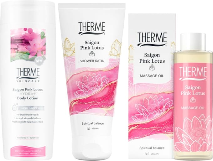 Therme Cadeauset Saigon Pink Lotus Douche & Body