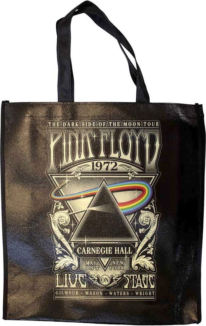 Pink Floyd - Carnegie Hall Poster Schoudertas - Zwart