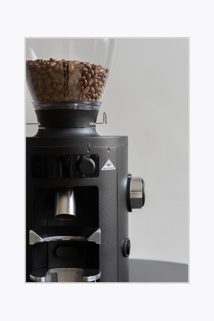 Mahlkönig X54 Fast Home koffiemolen Zwart | 704488 | 54 mm stalen maalschijven, snelle bonenmolen voor espresso en filterkoffie met 250 g hopper
