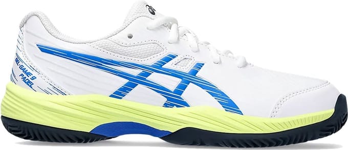 Asics Padelschoen Gel Game 9 GS Junior Wit Blauw
