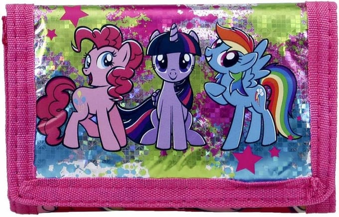 My Little Pony - Portemonnee - Klitenband - 12 x 8 cm - Roze