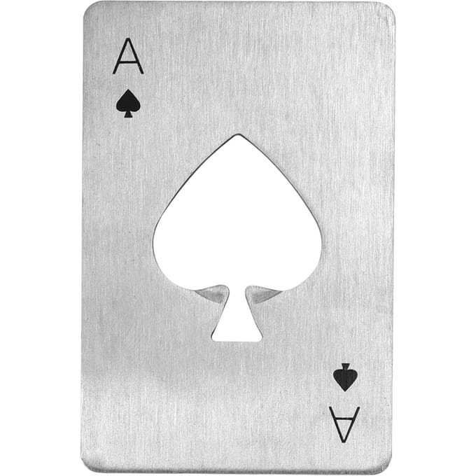Flesopener RVS Multifunctioneel Draagbaar Casino Flesopener voor ThuisZilver zilver
