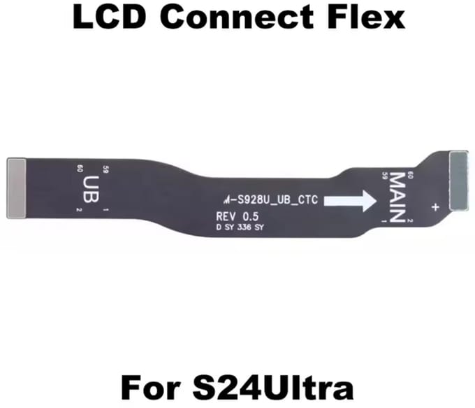 OEM Scherm Flex Kabel Vervanging – Geschikt voor Samsung Galaxy S24 Ultra