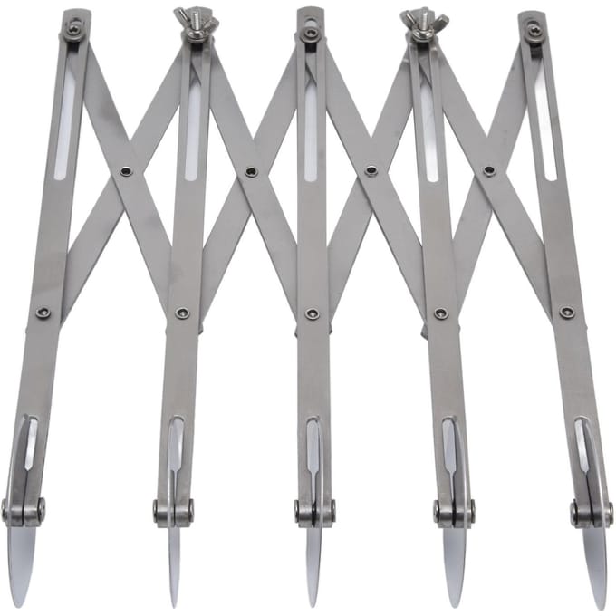 Coupe-pâte Acier Inoxydable Multifonctionnel Coupe Sûre et Précise Roue Coupe-pâte pour Tarte L(for 6.5-9kg) gray